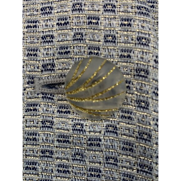 Le Suit Womens Evening Jacket & Skirt Set Size 16 Metalic NWT 7679 - Picture 9 of 11